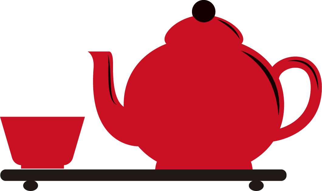 japan culture elements various red icons
