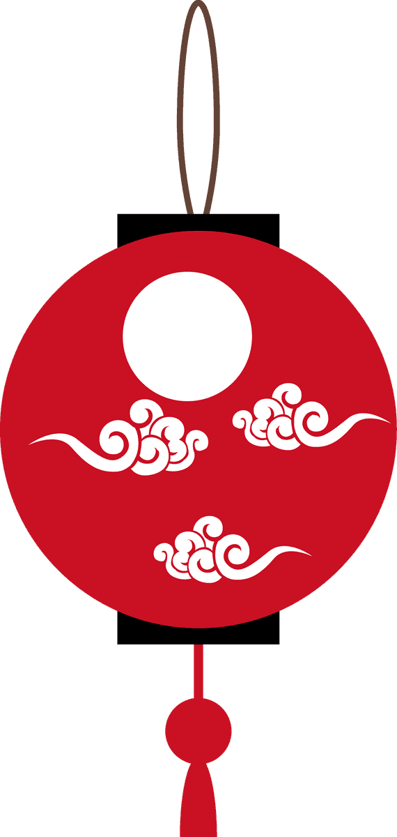 japan culture elements various red icons