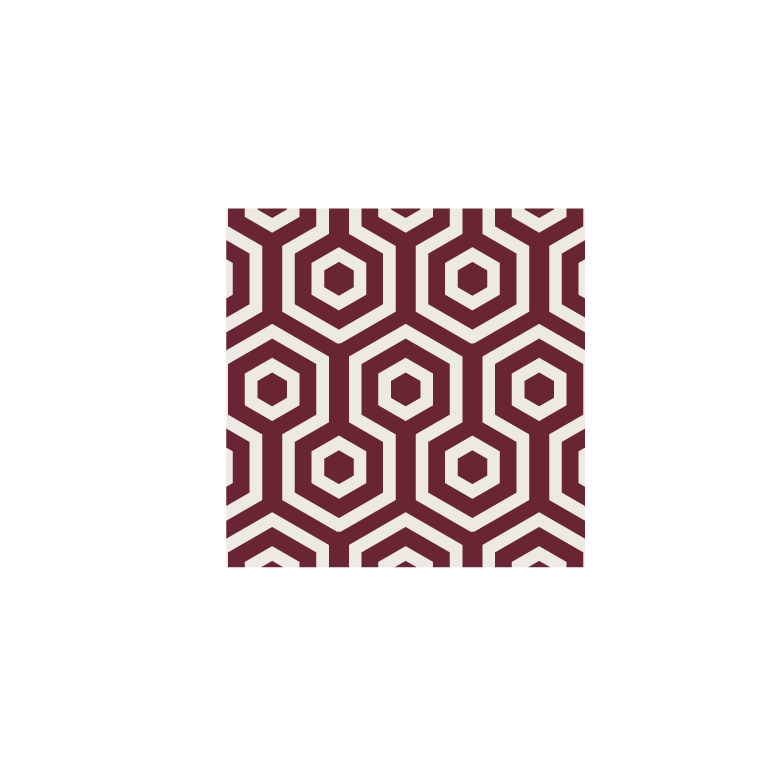 japanese inspired pattern vector with hexagonal shapes and rich colors for modern decor