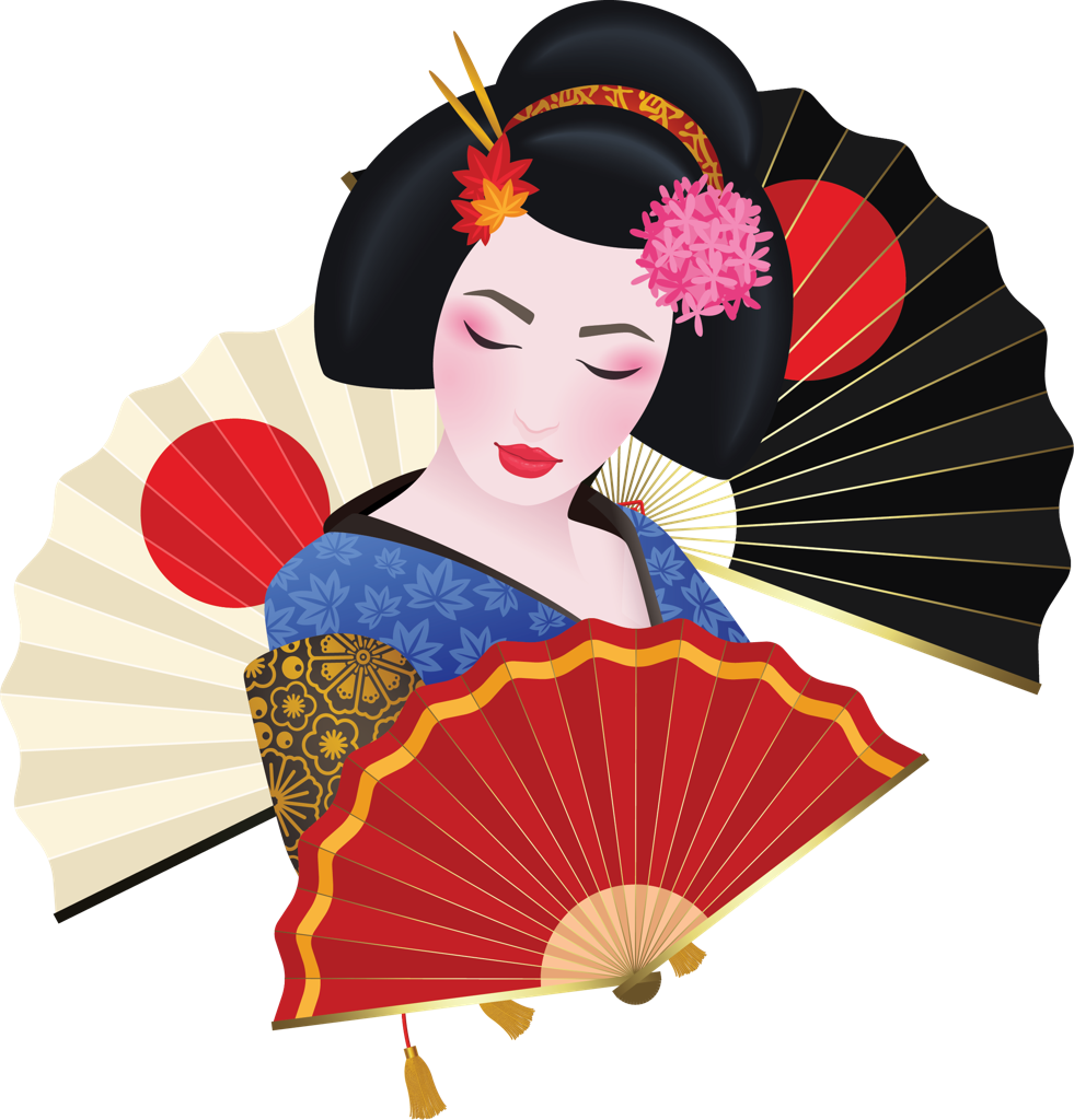 japanese national symbols set icons featuring traditional motifs and cultural elements for themed presentations