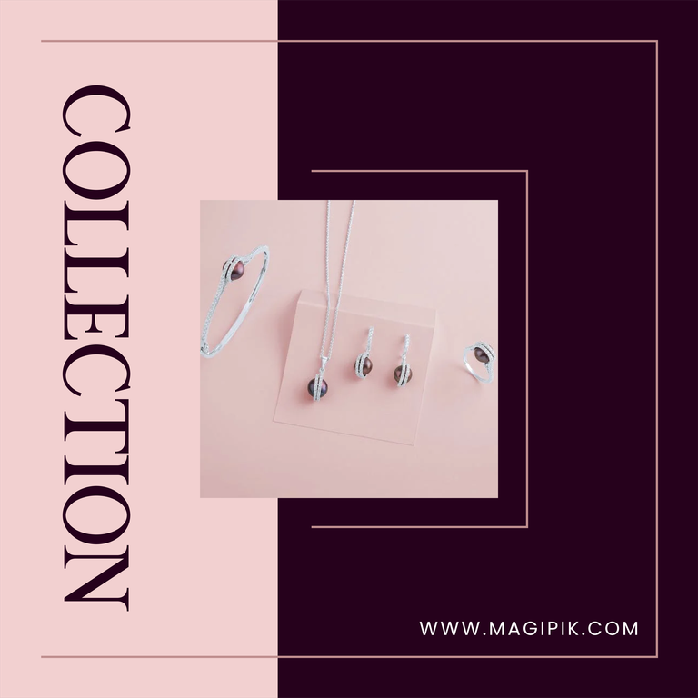 jewels collection presentation social media square post template