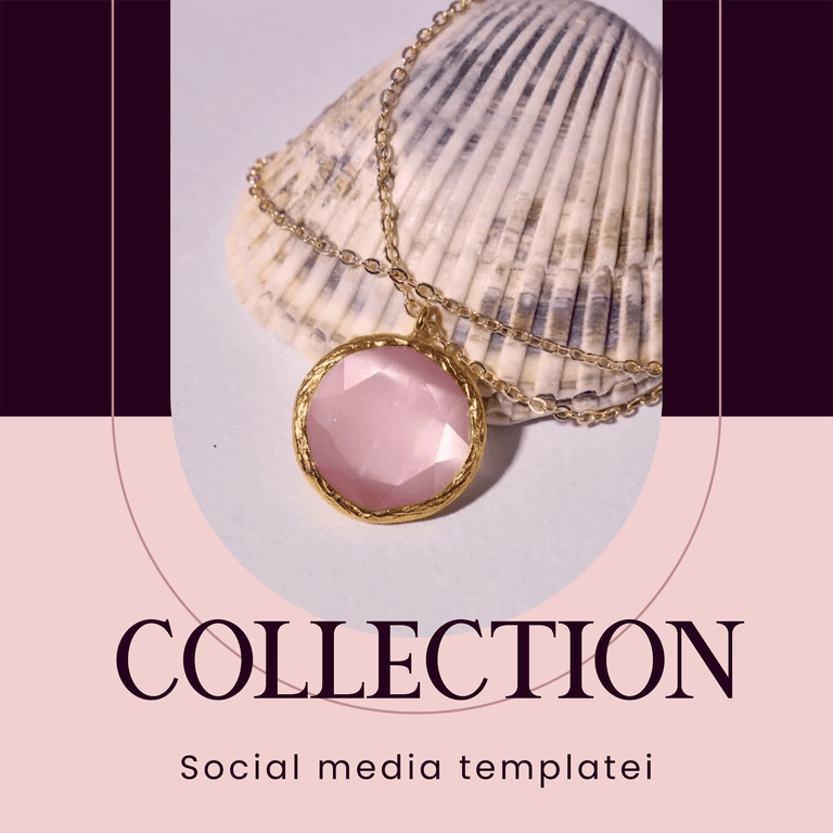 jewels collection presentation social media square post template