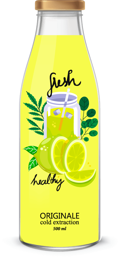 juice label template elegant colorful fruits sketch