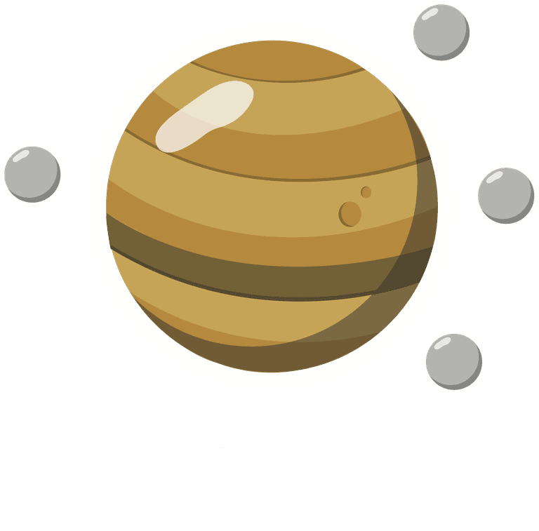 jupiter solar system vector