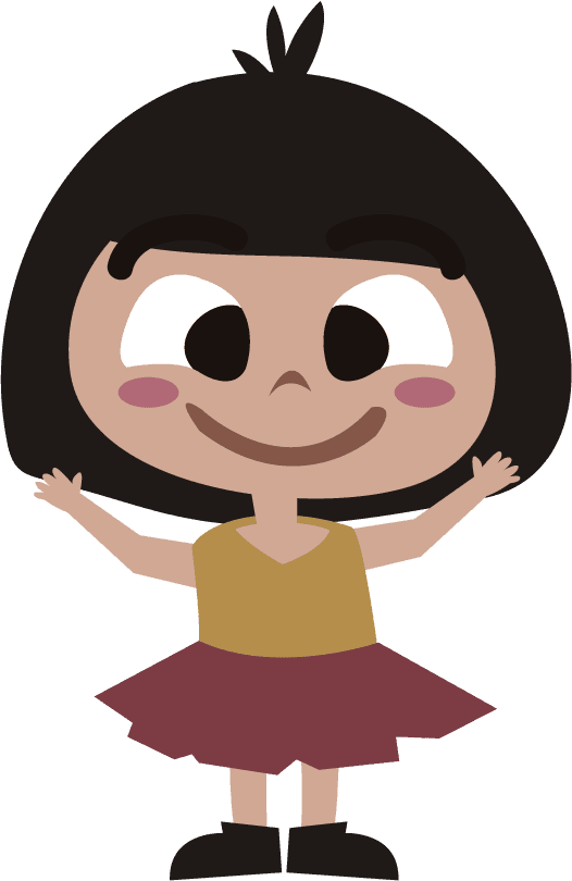 kids icons collection colored cartoon 
