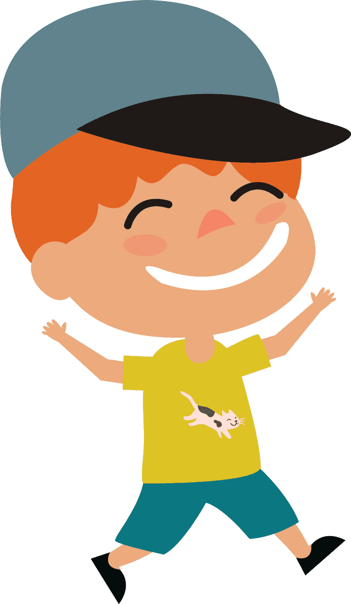 kids icons collection colored cartoon characters joyfully engaging in playful activities