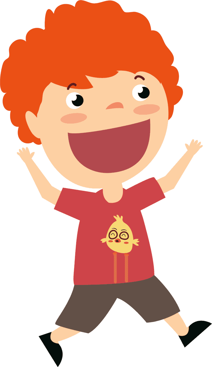 kids icons collection colored cartoon 