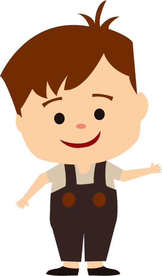 kids icons collection colored cartoon 
