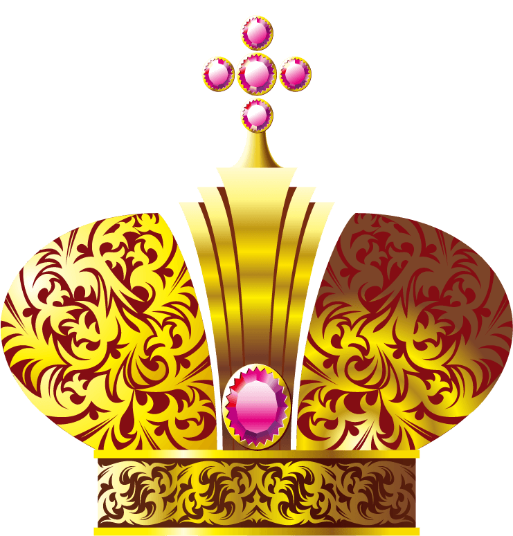 king crown set with ornate design and vibrant colors for royal occasions