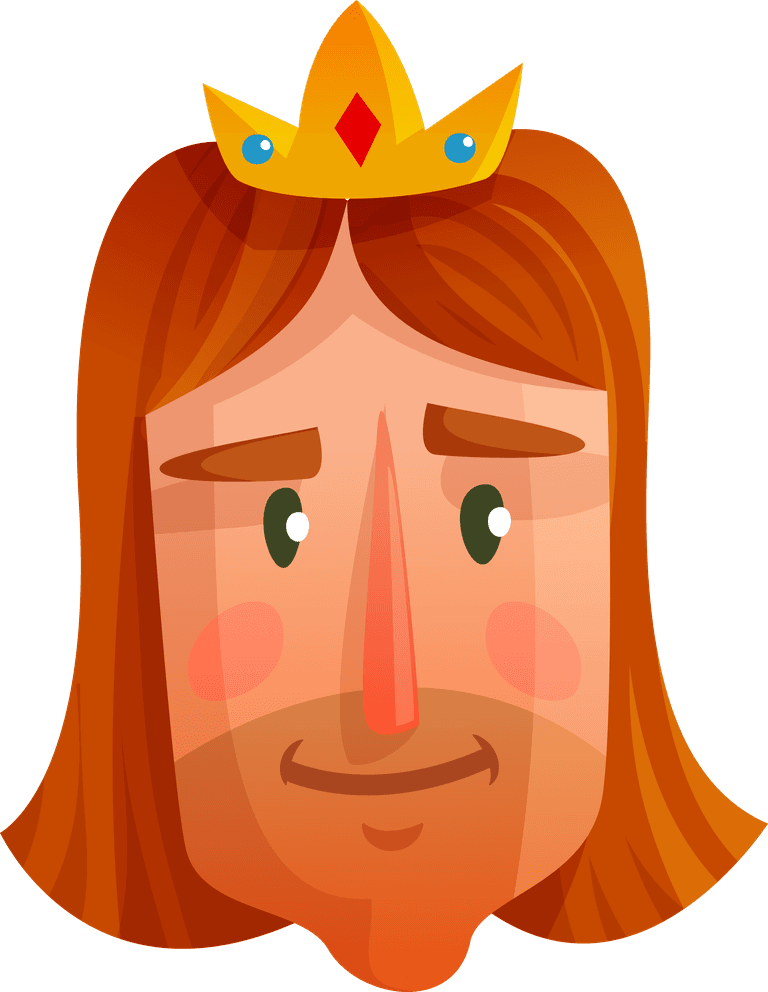 king royal characters cartoon set featuring charming kings in vibrant colors for kids' projects