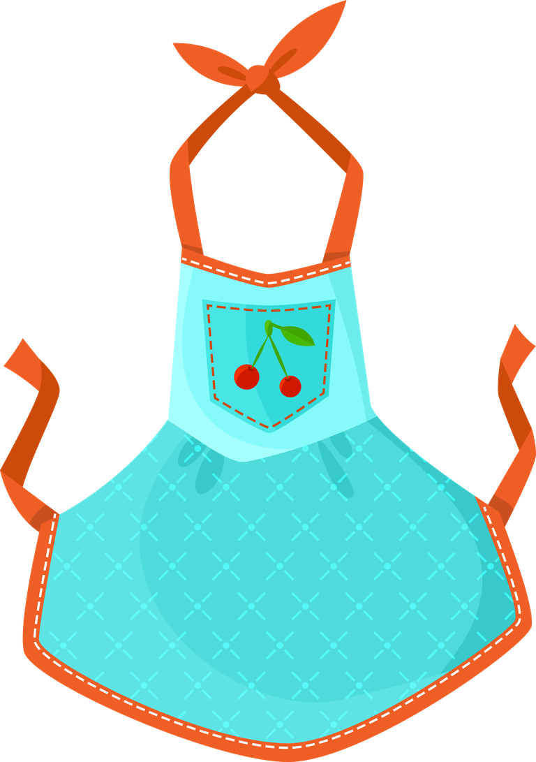 kitchenware cooking decorative icons set with charming aprons and vibrant colors for home chefs