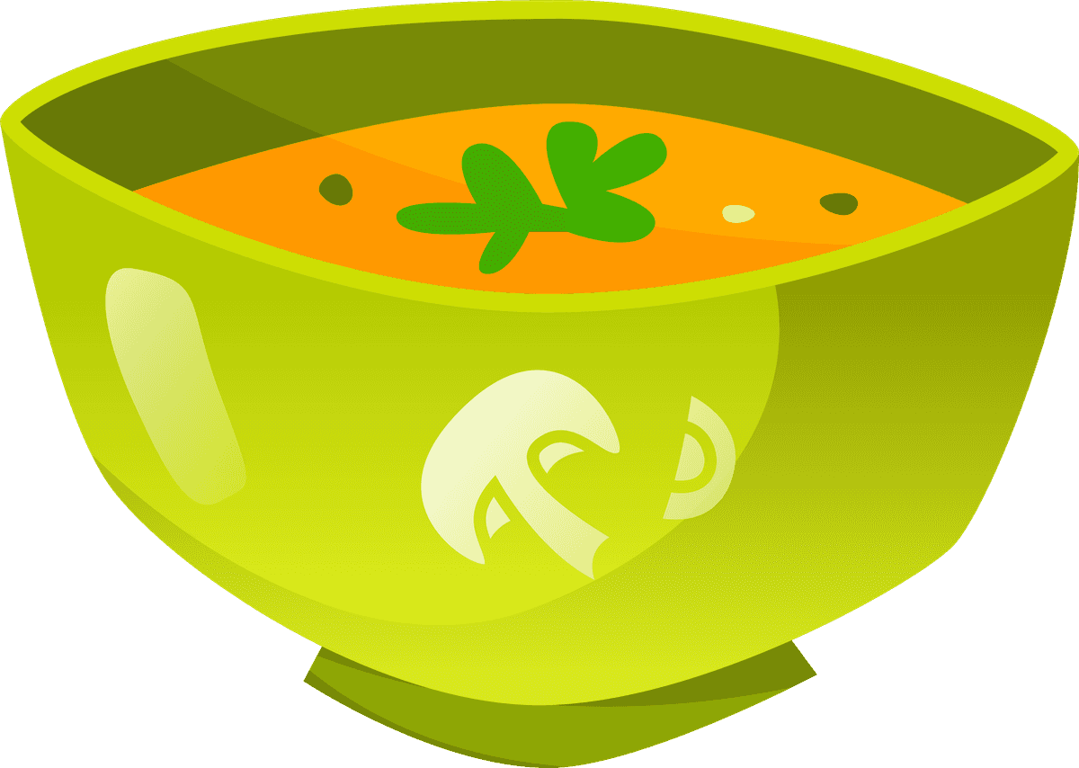 kitchenware cooking decorative icons set featuring vibrant bowls and food elements for culinary enthusiasts
