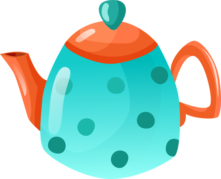 colorful kitchenware cooking decorative icons set featuring playful teapot and cookware