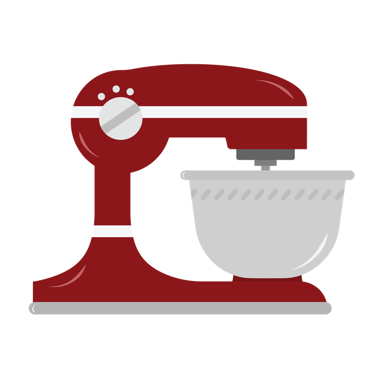 colorful kitchenware and cooking utensils illustration