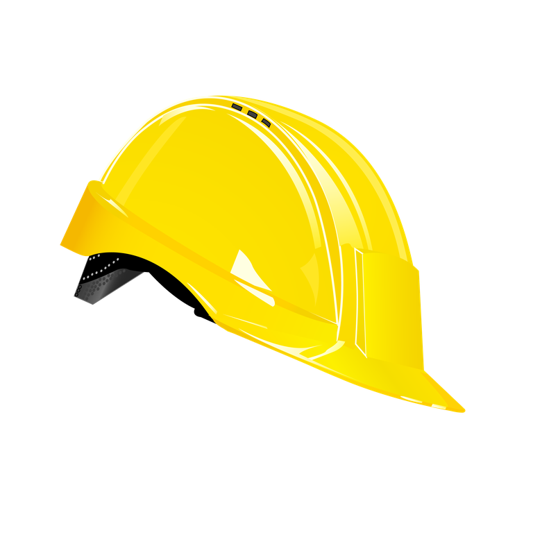 labor helmets color helmet vector for safety protection in construction sites