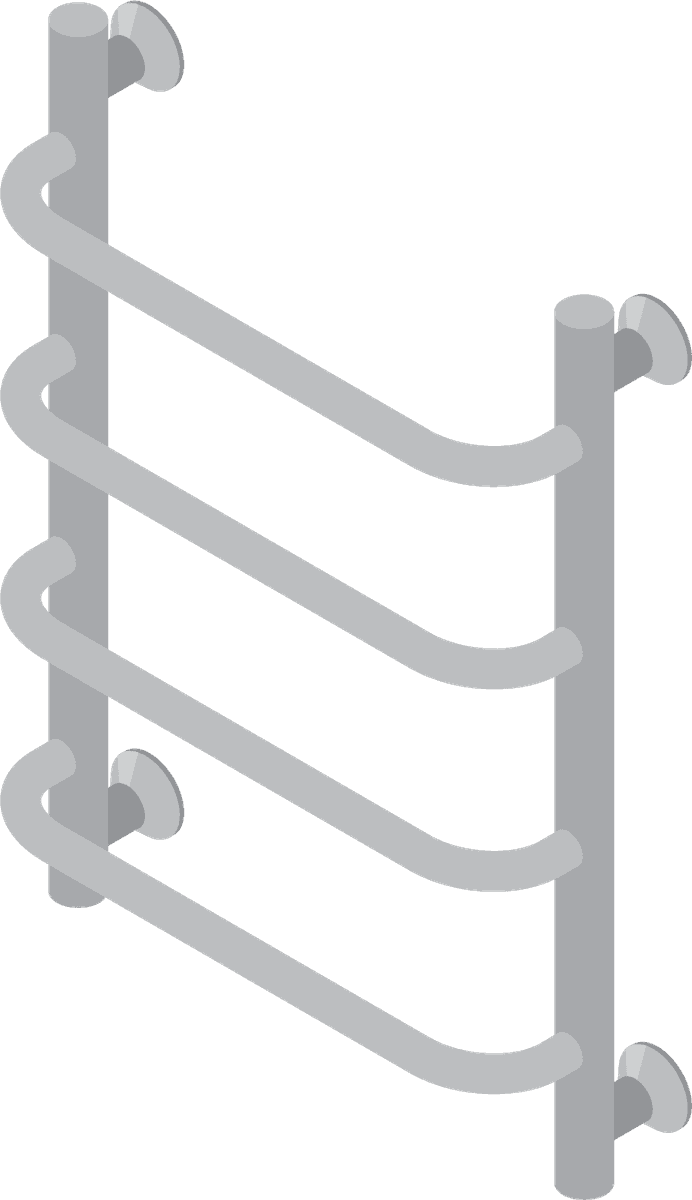 ladder sanitary engineering isometric icons for modern bathroom and plumbing solutions