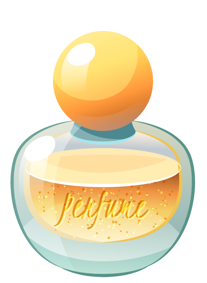 ladies cosmetics make up realistic perfume bottle illustration for beauty enthusiasts