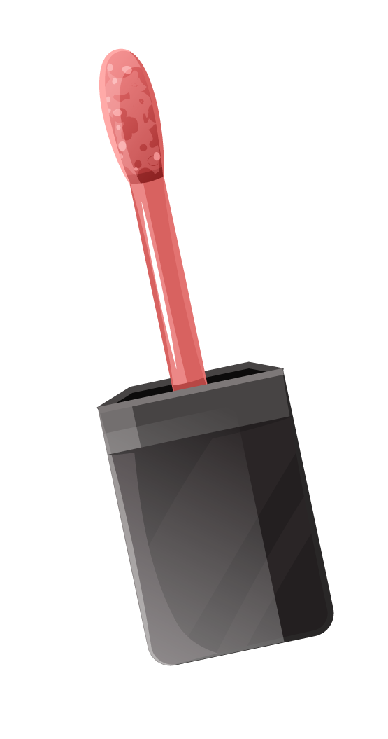 ladies cosmetics make up realistic lipstick tube with applicator for beauty enthusiasts