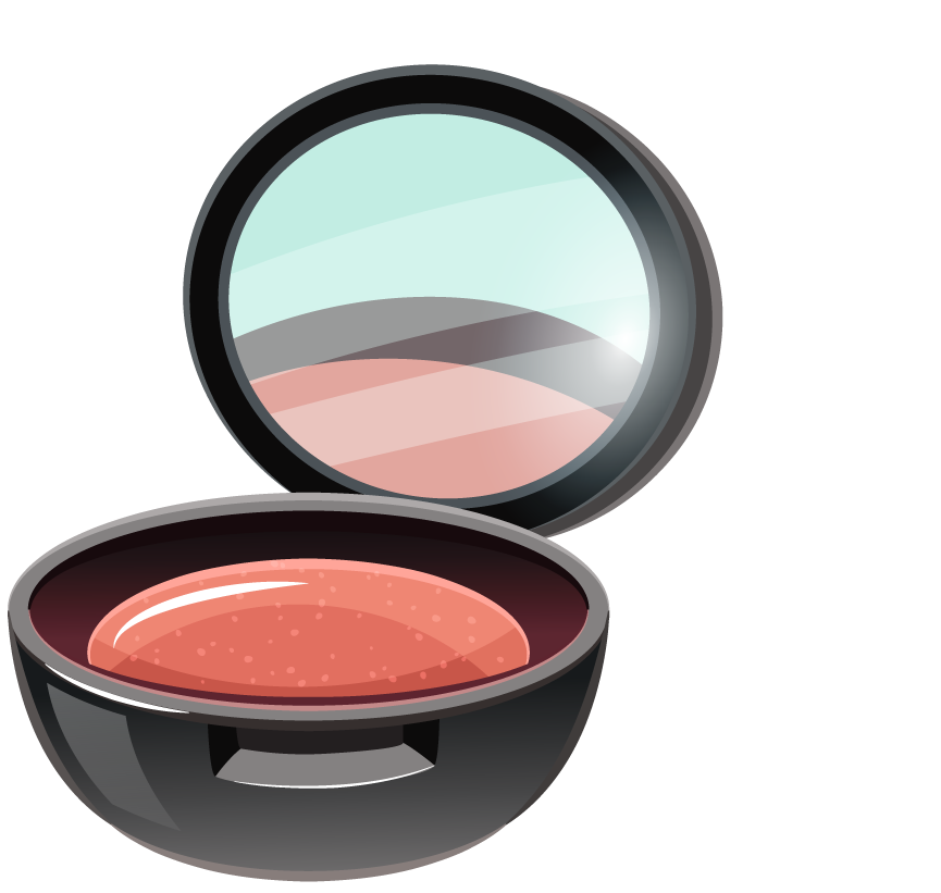 ladies cosmetics make up realistic blush compact for everyday beauty needs