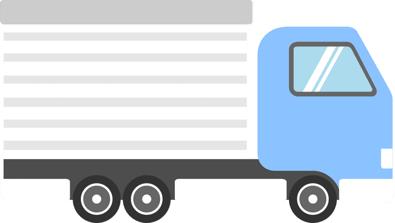 land transportation clipart set collections in flat style