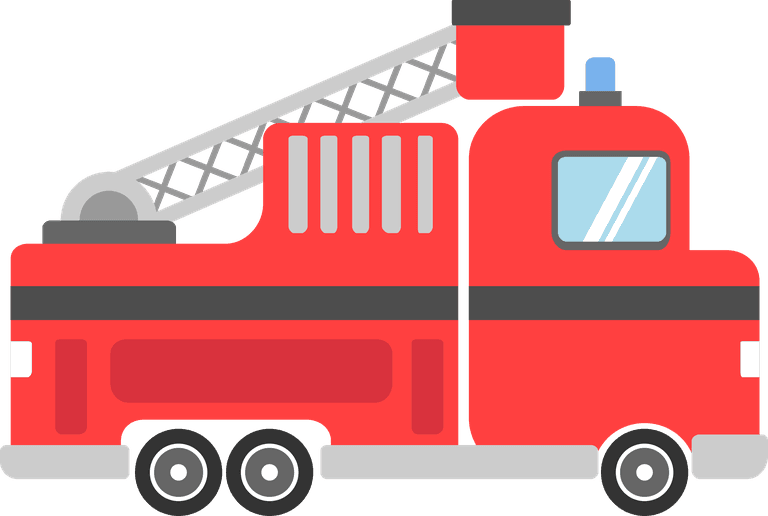 land transportation clipart set collections in flat style