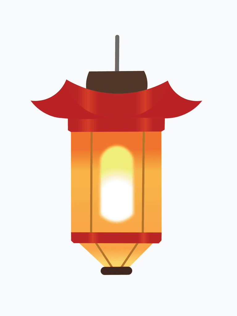 lantern fly festival design ancient icon