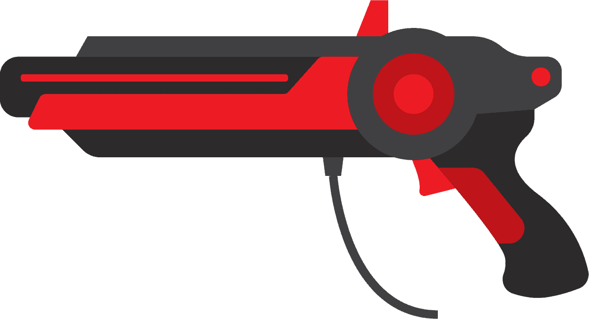 laser tag gun free vector illustration for thrilling indoor and outdoor gameplay experiences