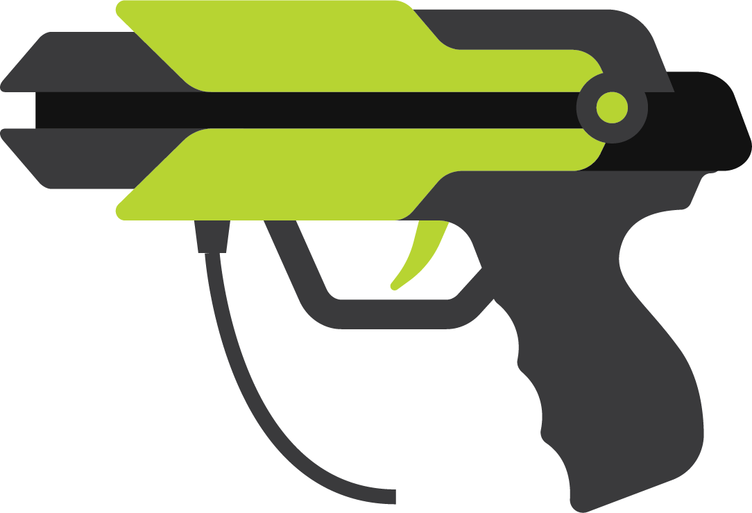 laser tag gun free vector featuring a sleek modern design for exciting gaming experiences
