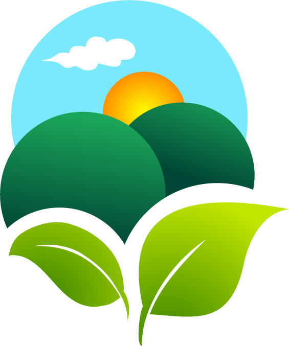 eco green with leaf icon