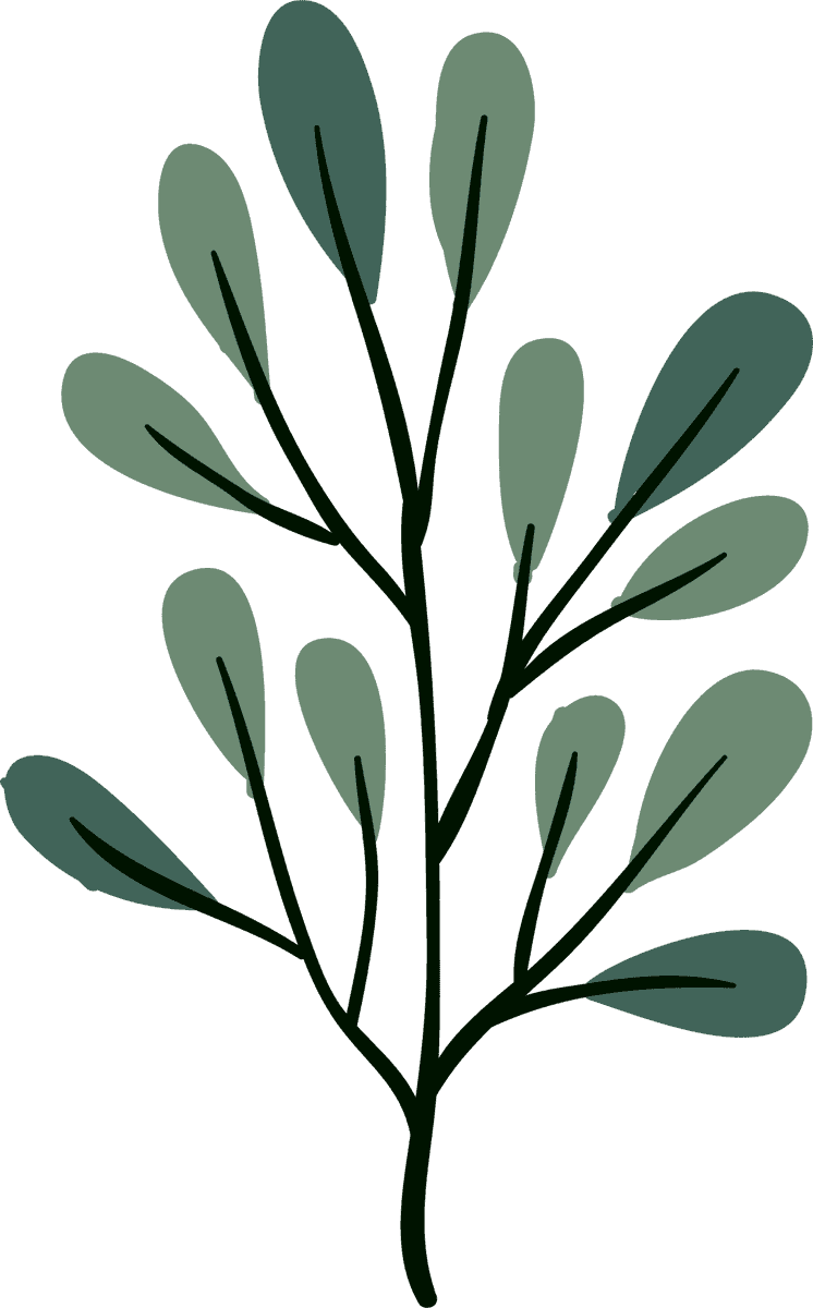 leaf icons collection classic dark green 