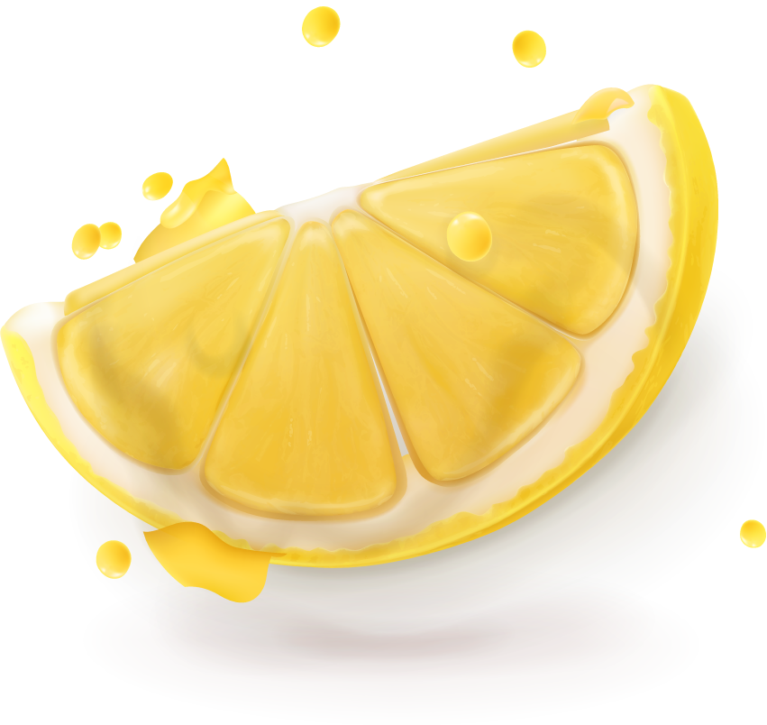 Lemon and lime juice splash vector