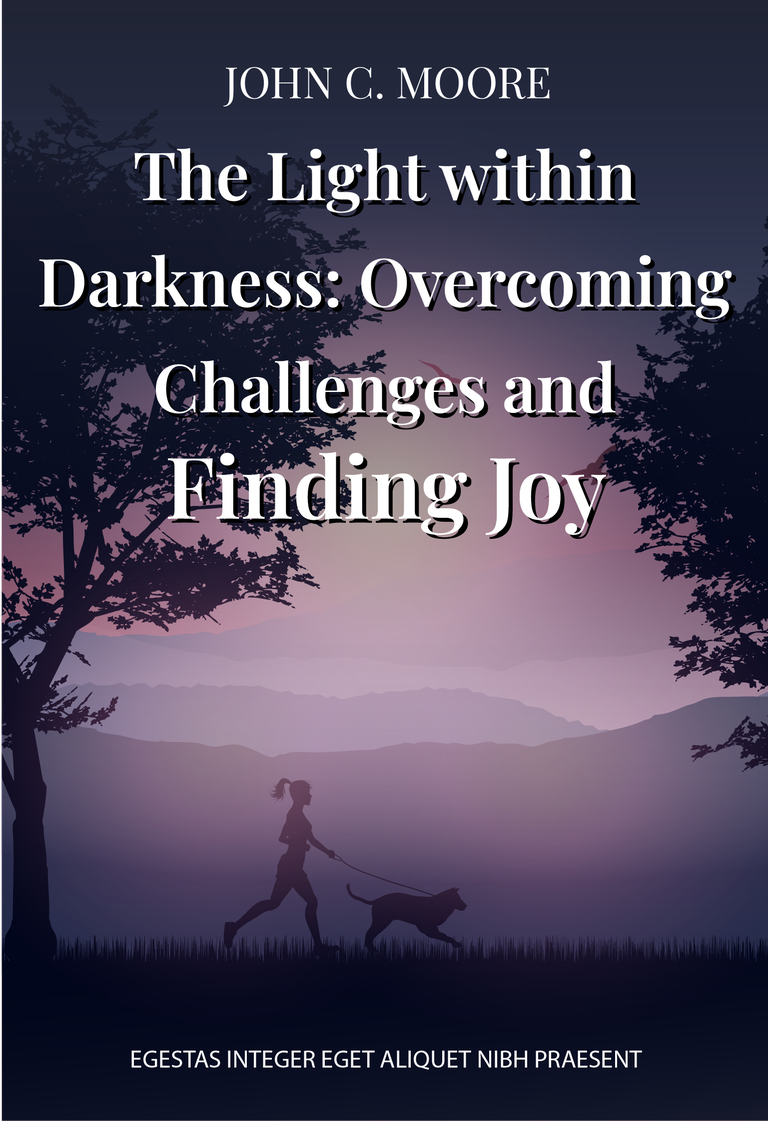 life story book cover template featuring a serene backdrop and inspirational title for personal narratives