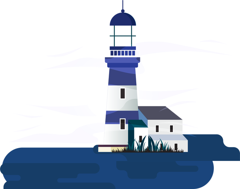 lighthouse icons colorful classical style for nautical themes and waterfront projects