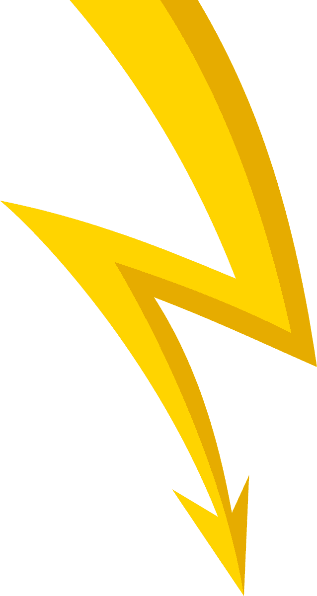simple lightning icons design for energy and creativity in digital projects