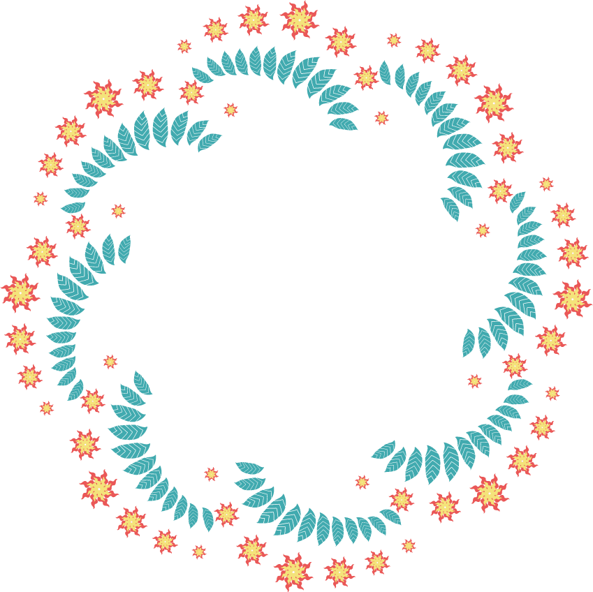 line art decorative elements vector for vibrant floral arrangements in modern aesthetics