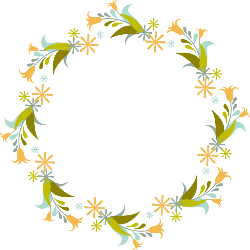 line art decorative elements vector with floral motifs for creative projects and invitations