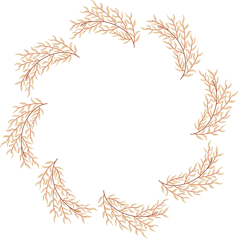 elegant line art decorative elements vector for floral wreath crafting and invitations