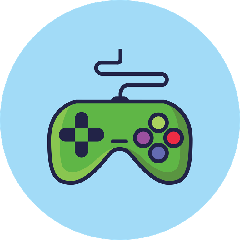 linear color icon of game controller with vibrant colors and fun details for gaming enthusiasts