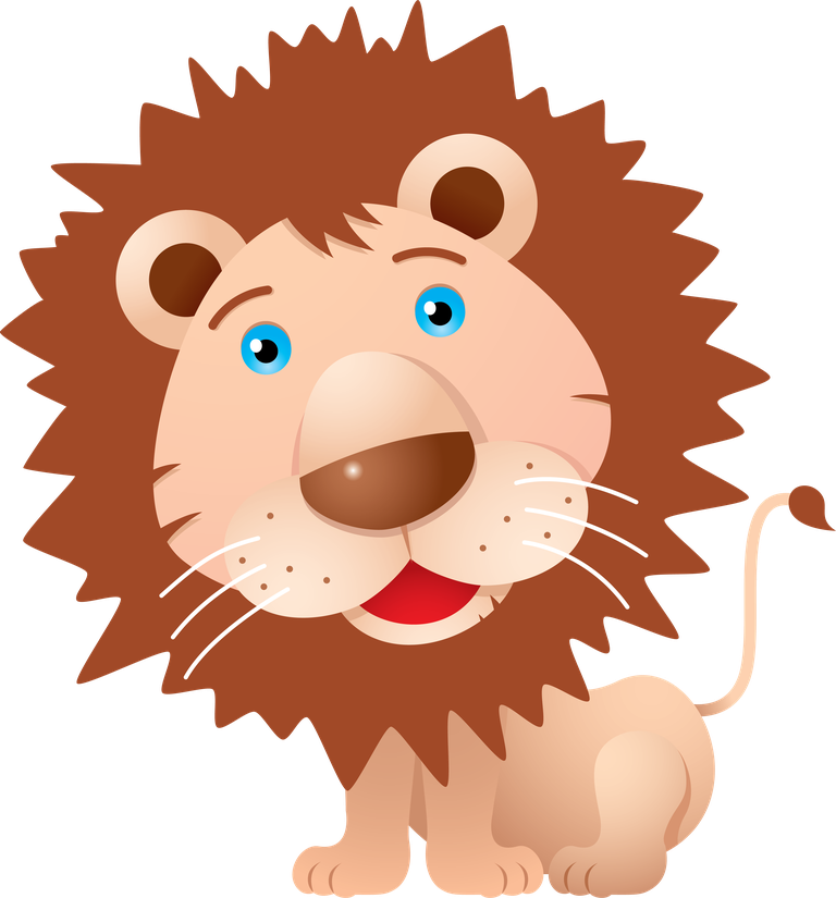 lion animal cartoons animal cartoons pack