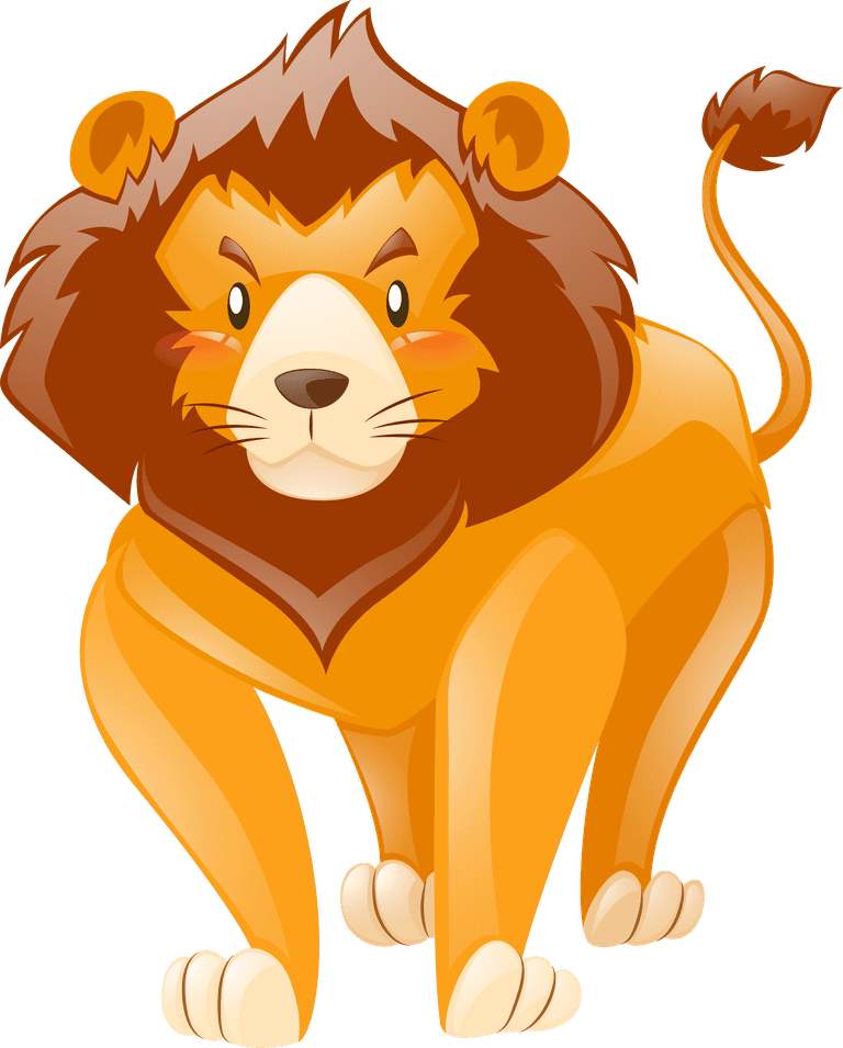 lion wild animals collection