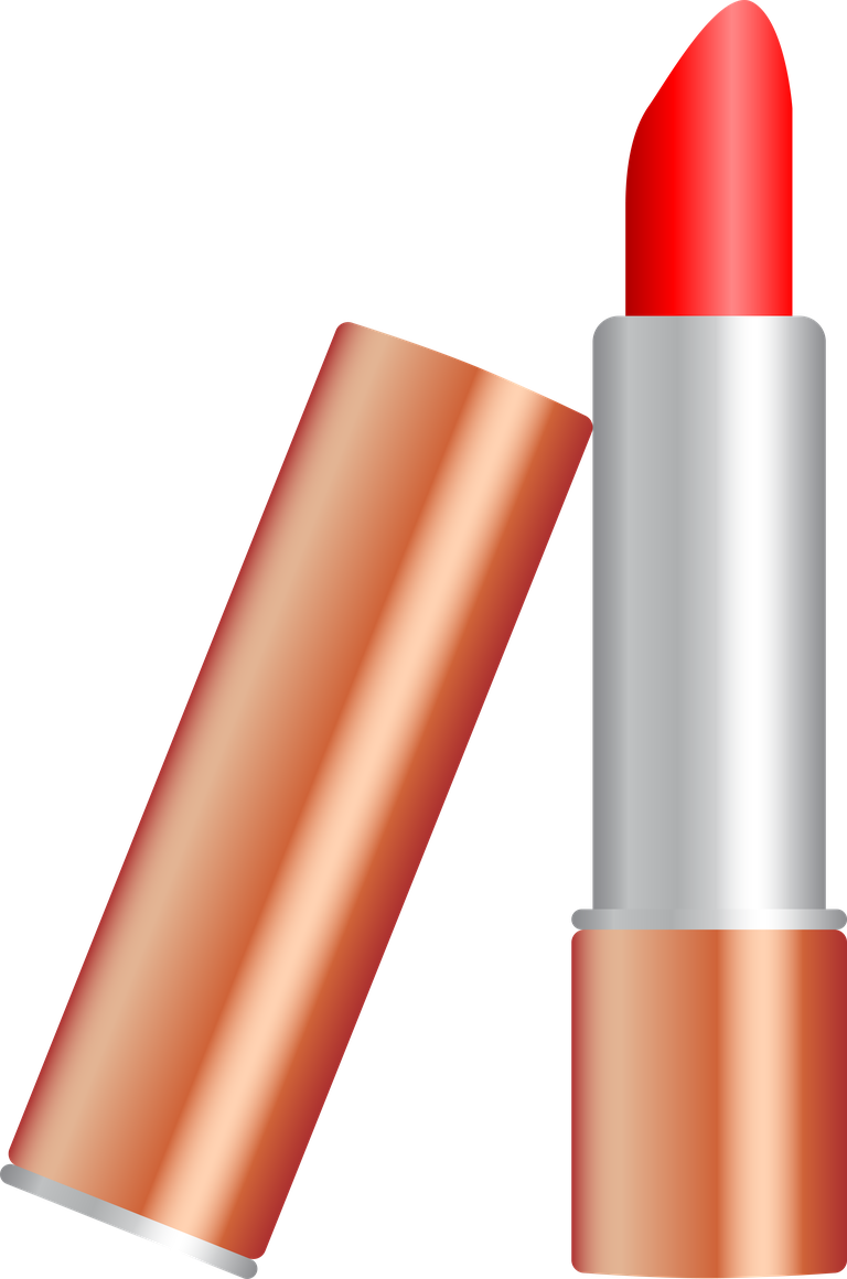 lipstick a variety of cosmetics clip art