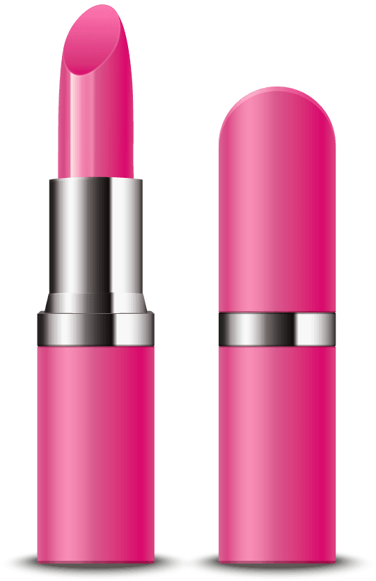 lipsticks assortment realistic set transparent