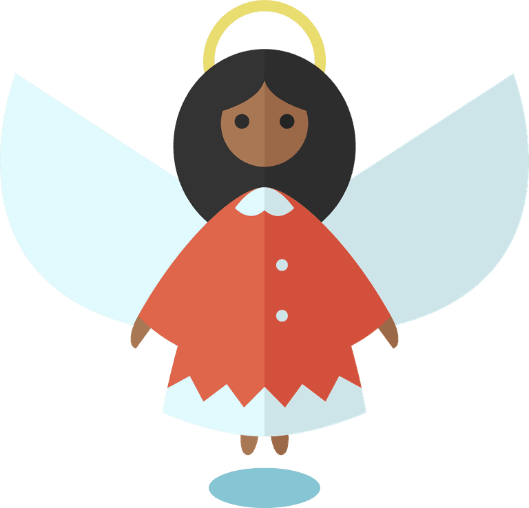 little angel christmas angel collection with charming illustrations for holiday decorations