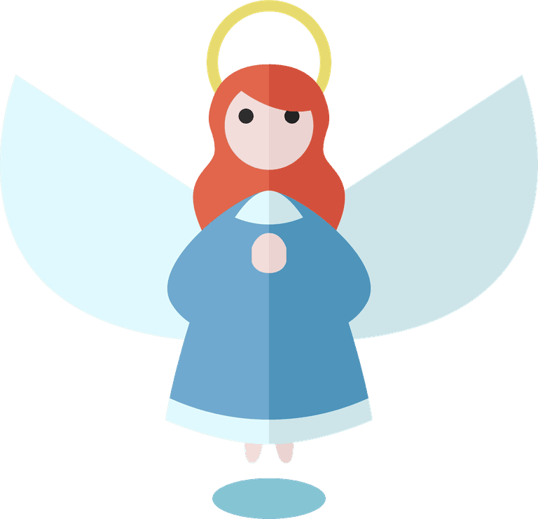 little angel christmas angel collection in cheerful colors for festive decorations