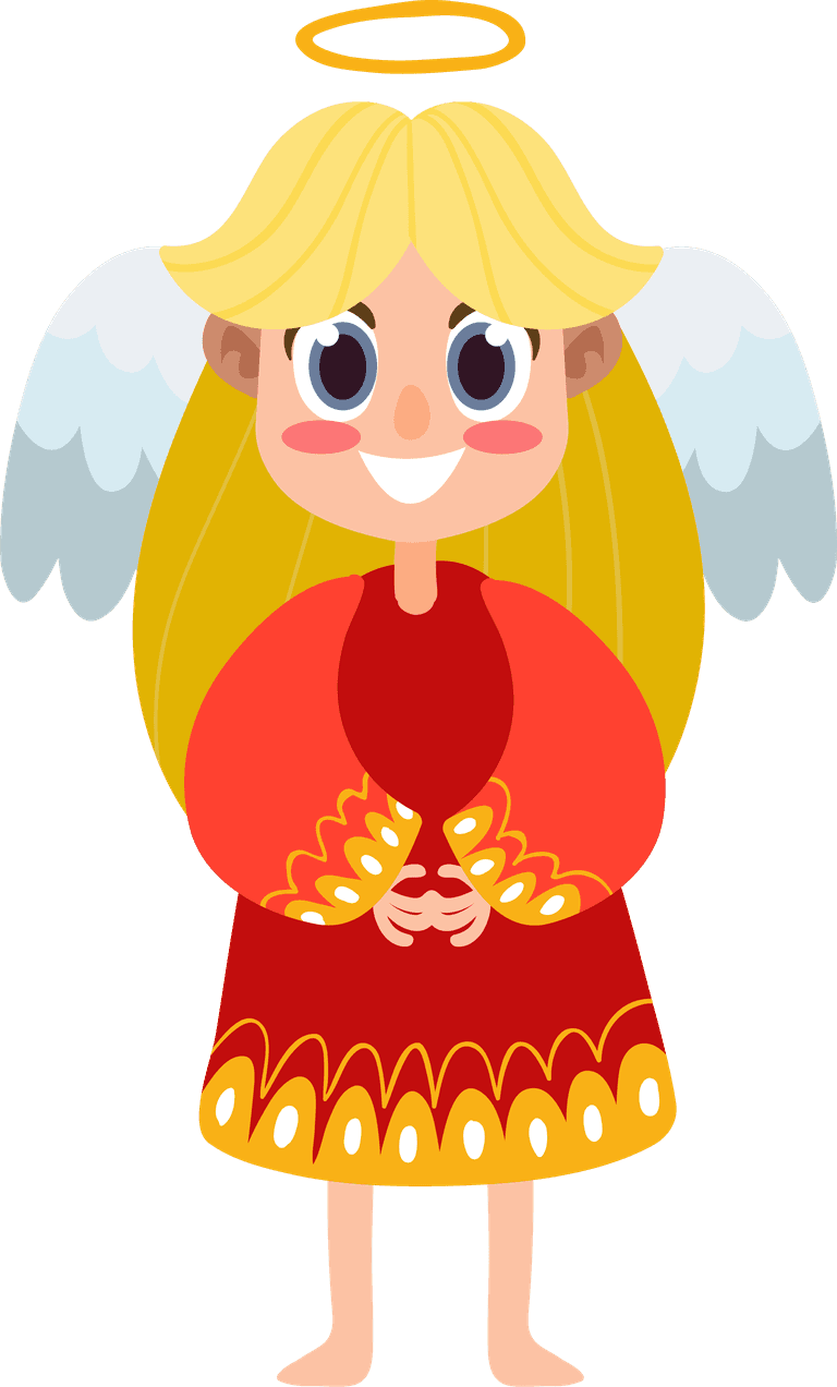 little angel christmas angel collection with cheerful colors and cute design features for festive decor