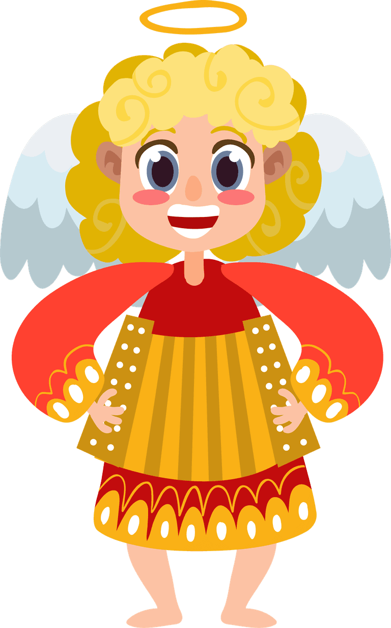 little angel christmas angel collection with cheerful design and vibrant colors for festive occasions