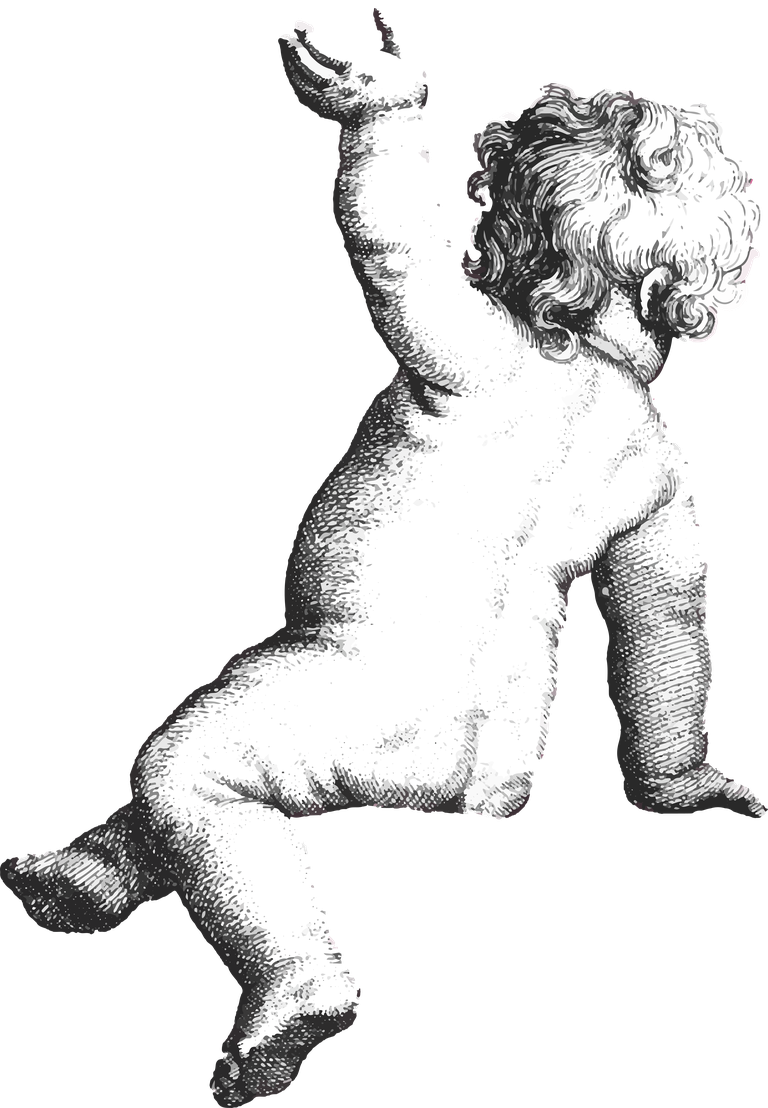 little angel vintage cute cherub set