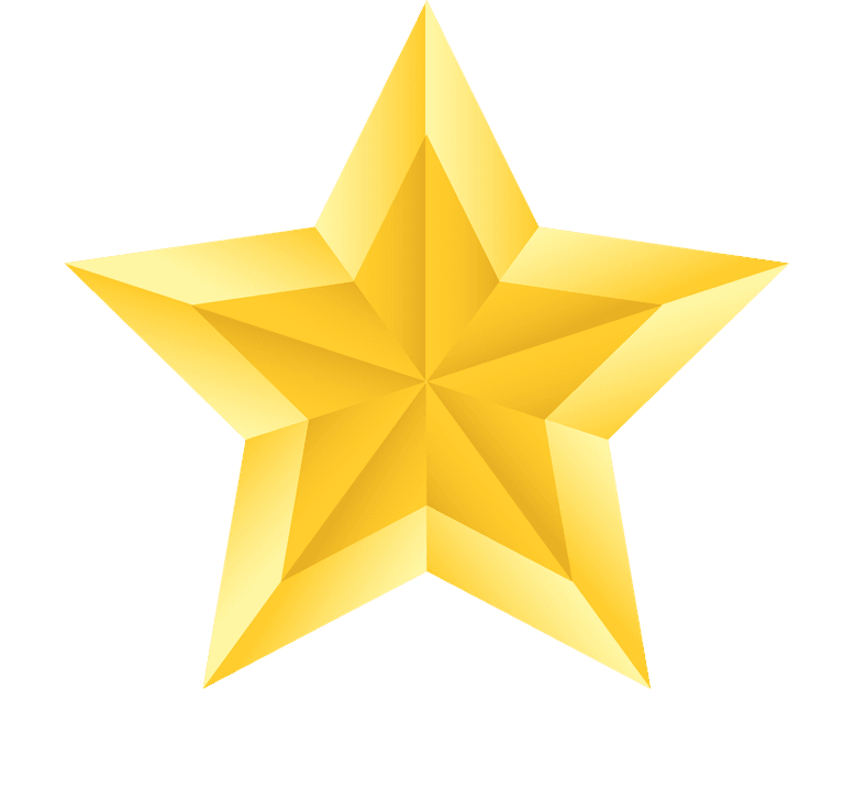 little star golden stars collection for celebrations and creative projects