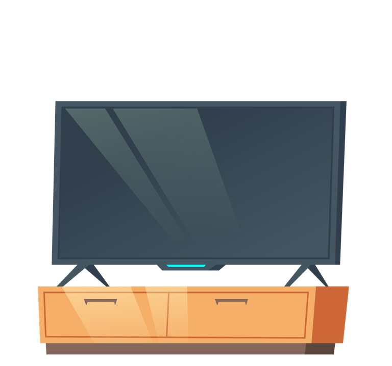 stylish living room interior furniture featuring a sleek television console unit