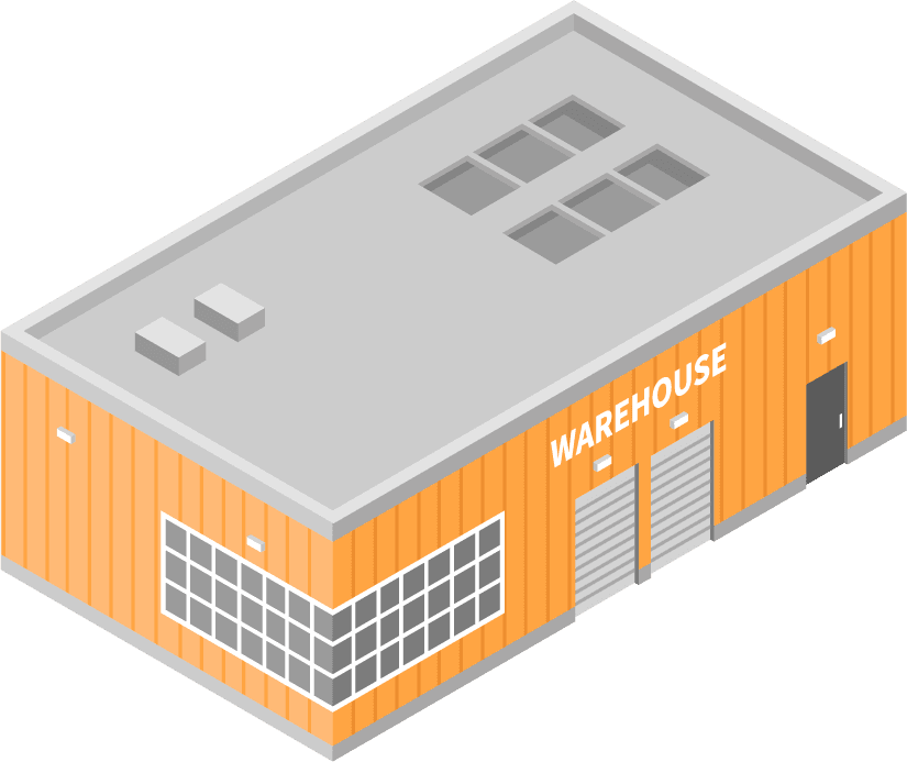 Isometric transport shipping and logistics elements